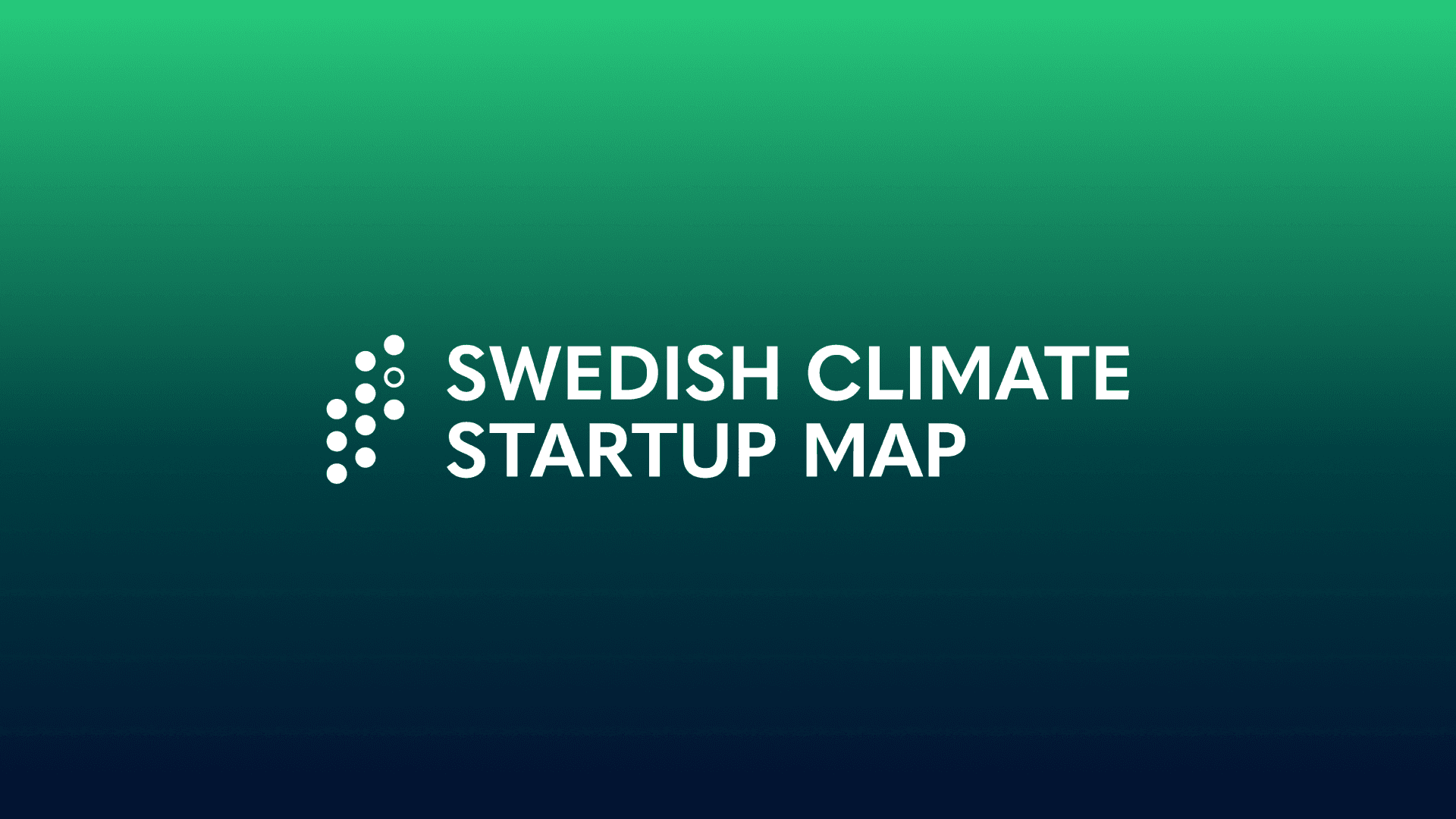 Swedish Climate Startup Map logotyp